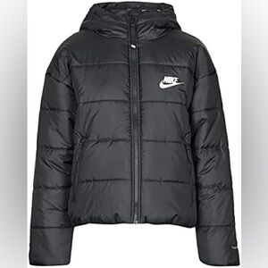 NIKE Black Puffer Jacket, Size M